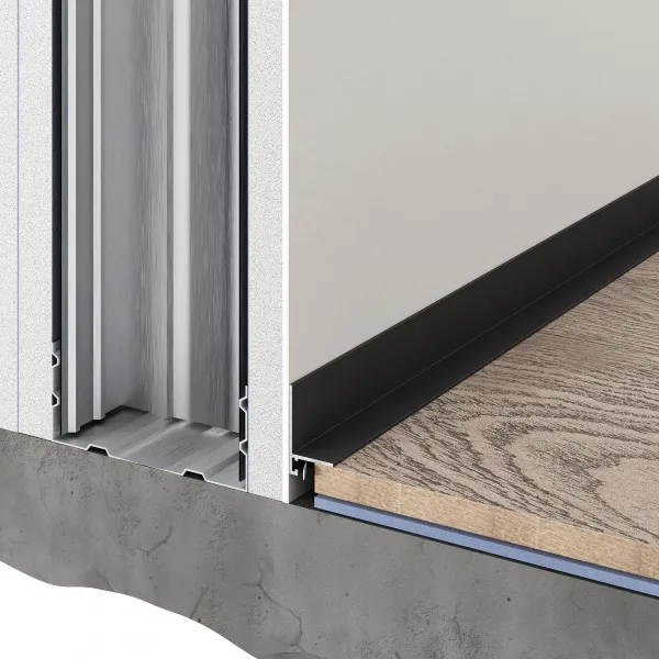 Микроплинтус Decaro ML15A  Латунный браш