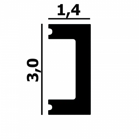 Молдинг Перфект Plus Р123