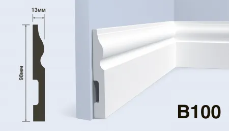 Плинтус напольный HIWOOD B100