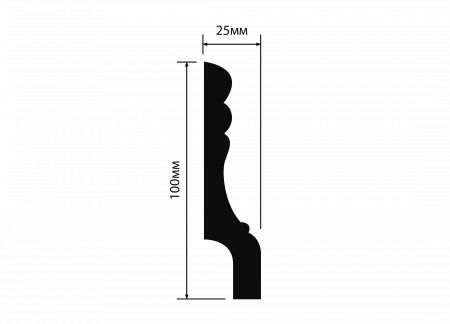 Плинтус напольный HIWOOD W009R