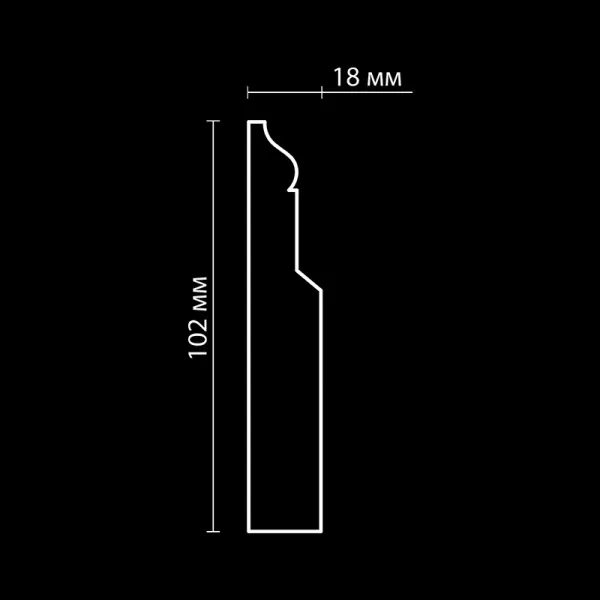 Плинтус напольный Artpole S1PL1