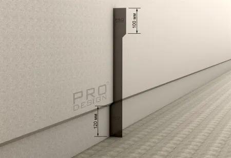 Шаблон для монтажа скрытого плинтуса сталь ШСП-01