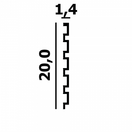 Декоративная панель Перфект Plus Р122-2800