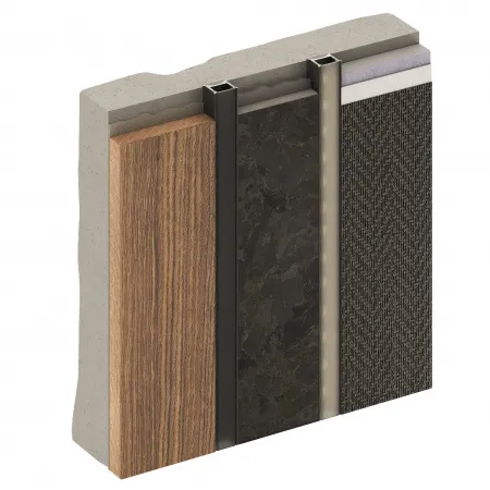 Разделительный теневой профиль D007 Черный