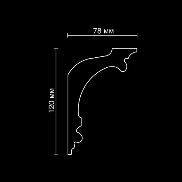 Карниз потолочный гипсовый Artpole SKTL127
