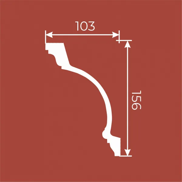Карниз потолочный Artiva RT042