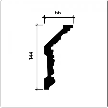 Карниз потолочный Европласт 1.50.128 Гибкий
