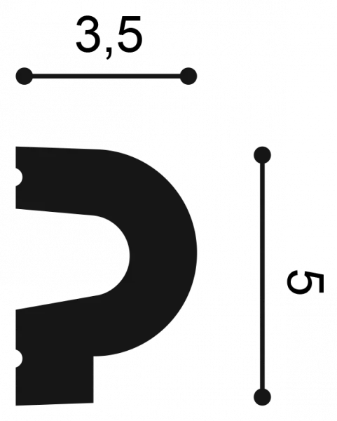 Молдинг Orac Decor P8060