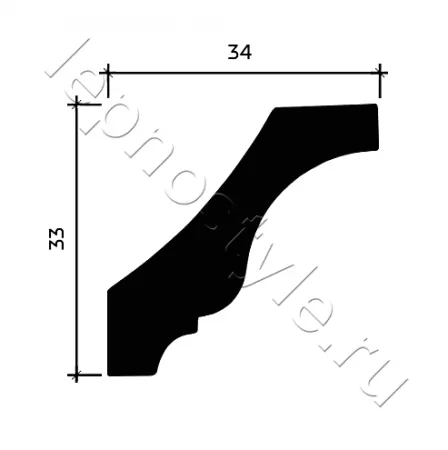 Карниз потолочный Европласт 1.50.158