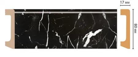 Плинтус напольный Decomaster D235-78