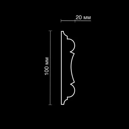 Молдинг гипсовый Artpole SMG243