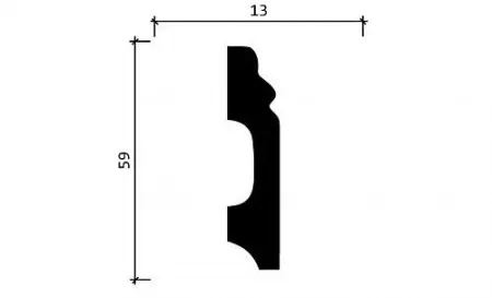 Плинтус напольный DECOR DIZAYN DD27