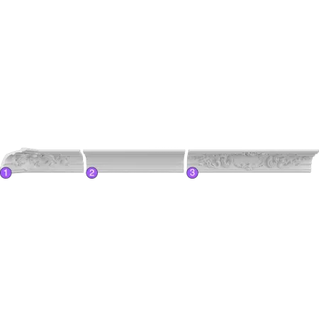 Карниз потолочный гипсовый Artpole SK319