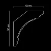 Карниз потолочный гипсовый Artpole SK321