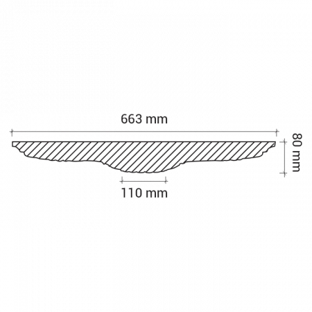 Розетка потолочная Европласт 1.56.045