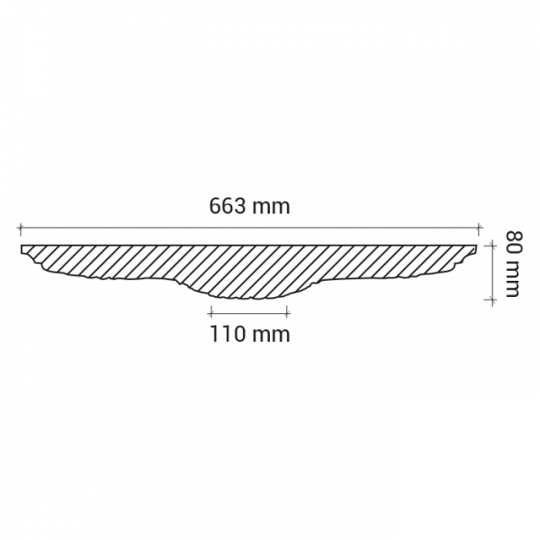 Розетка потолочная Европласт 1.56.045