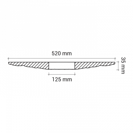 Розетка потолочная Европласт 1.56.003