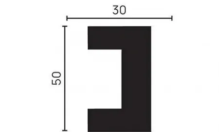 Молдинг DECOR DIZAYN DD613