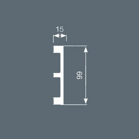 Плинтус напольный COSCA PX049