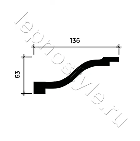 Карниз потолочный Европласт 1.50.131