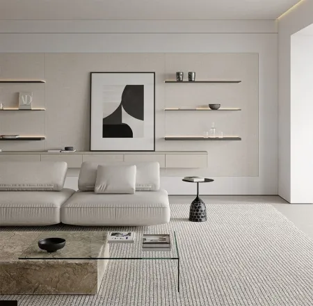 Разделительный теневой профиль D009.2A Латунный