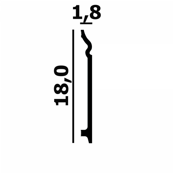 Плинтус напольный Перфект Plus Р114