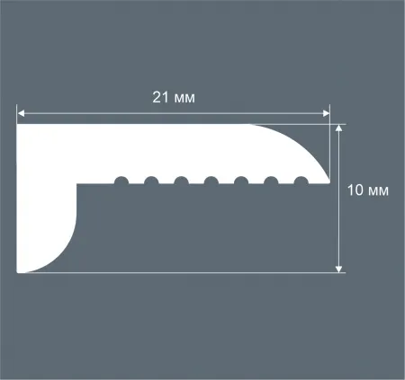 Плинтус напольный COSCA PL015