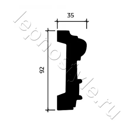 Молдинг Европласт 1.51.382