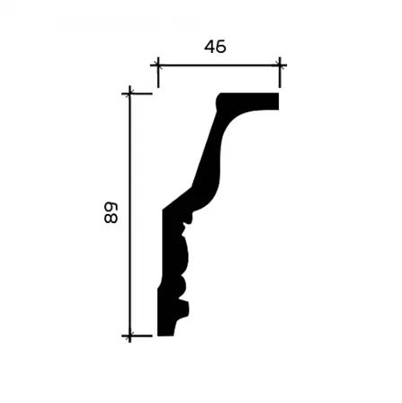 Карниз потолочный Европласт 1.50.127 Гибкий