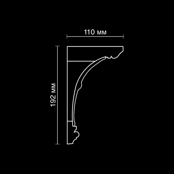 Карниз потолочный вентиляционный Artpole SK235V