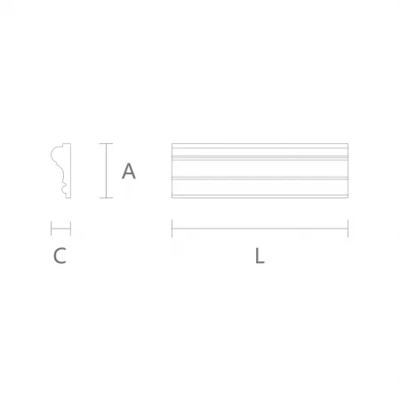 Молдинг STAVROS MLDPU-003