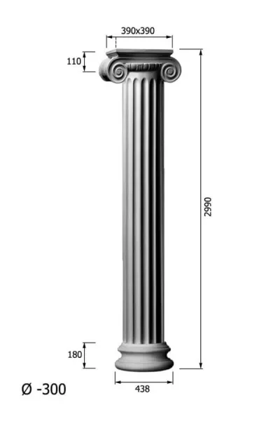 Колонна DECORUS KLN-300