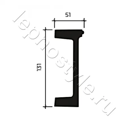 Фасадный декор фриз Европласт 4.33.302