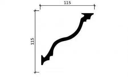 Карниз потолочный DECOR DIZAYN DD504