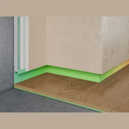 Теневой плинтус скрытого монтажа Pro Design 7209 Белый грунт