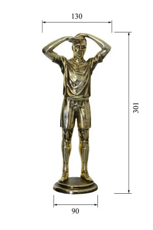 Статуэтка Дзюба DECORUS ST-025 chrome