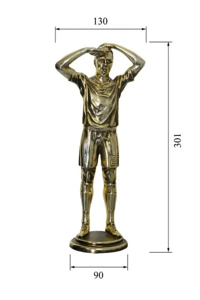 Статуэтка Дзюба DECORUS ST-025 chrome