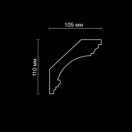 Карниз потолочный гипсовый Artpole SKT169