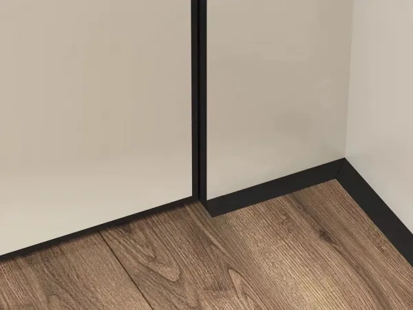 Микроплинтус LACONISTIQ micro 19 ARM Чёрный муар