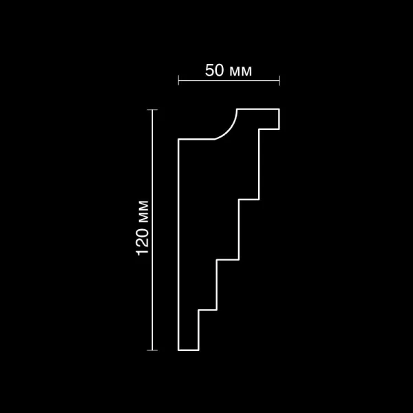 Карниз потолочный гипсовый Artpole SKTL117