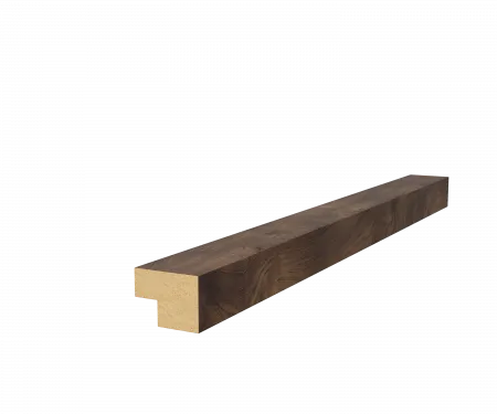 Торцевая рейка с пазом, МДФ, дуб старинный натуральный/2750
