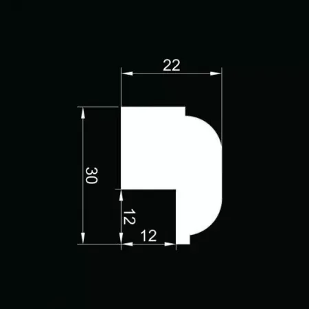 Молдинг для панелей Evrowood MP 01