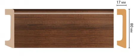 Плинтус напольный Decomaster D235-74