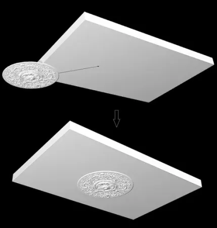 Розетка потолочная Artpole SR75N/V (наборная)