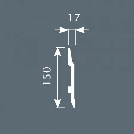 Плинтус напольный COSCA PX007