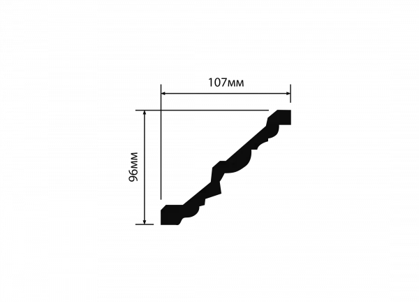 Карниз потолочный HIWOOD A145