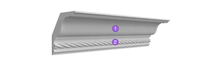 Карниз потолочный гипсовый Artpole SK296N (наборный)