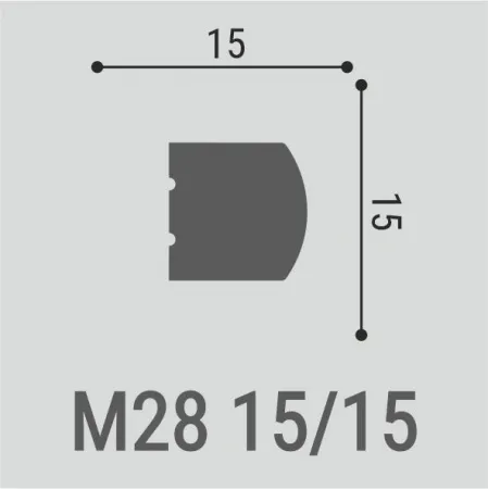 Молдинг Bello Deco М28 15/15