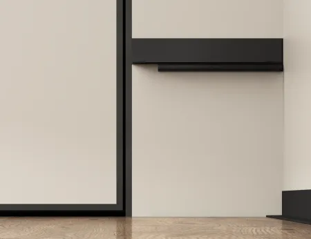 Микроплинтус LACONISTIQ Micro-L угловой Чёрный