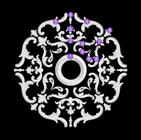 Потолочная наборная композиция SNK11